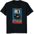 I Need More Space Shirt Retro Floppy Disk Illustration product image 1
