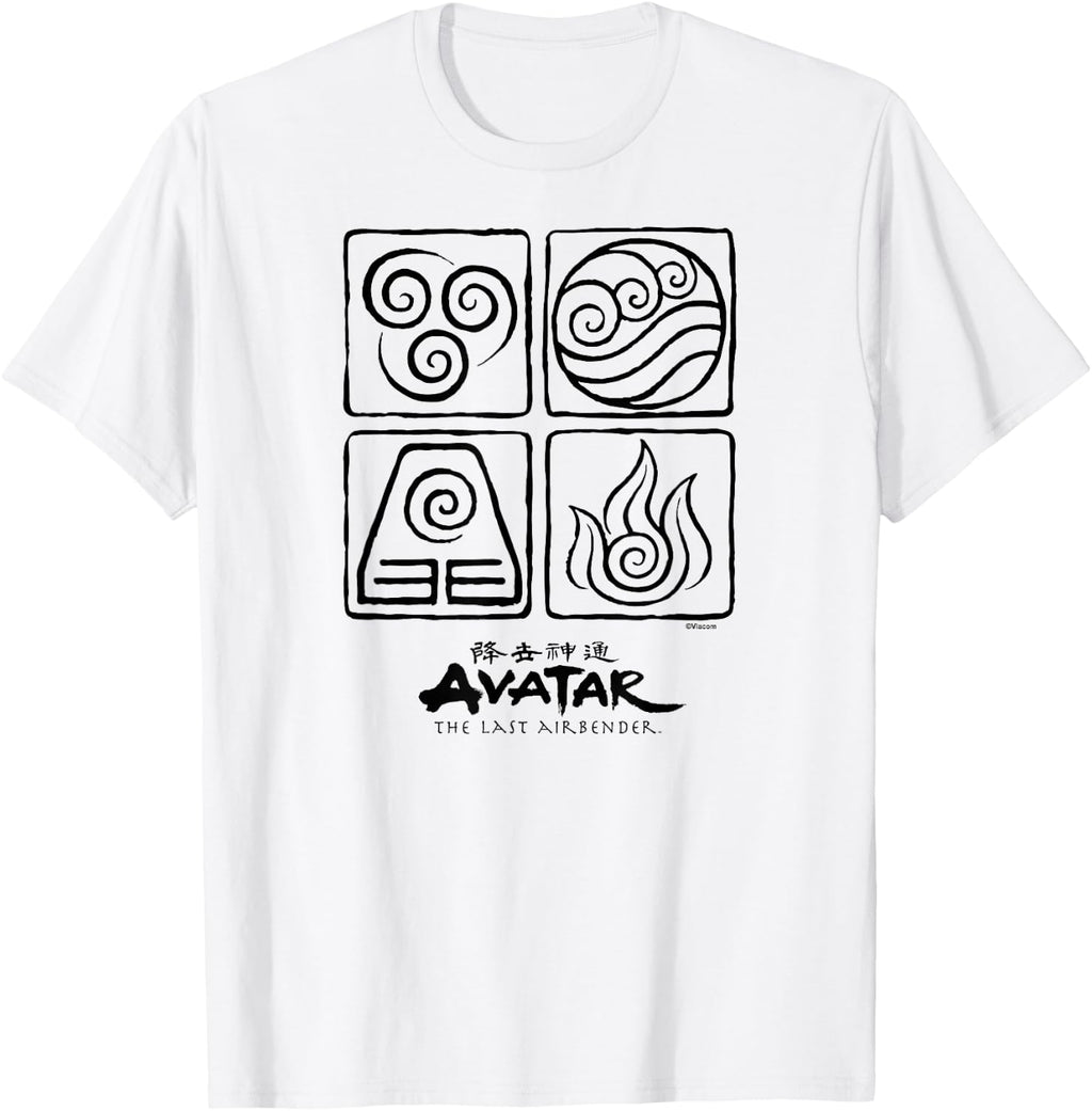 Avatar The Last Airbender - Fire Earth Water Air Elements product image 1
