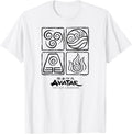 Avatar The Last Airbender - Fire Earth Water Air Elements product image 1