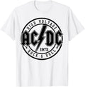 AC/DC Classic White Cotton T-Shirt - Rock & Roll, Adult product image 1