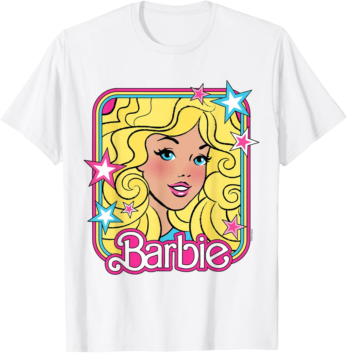 Barbie 70s Portrait with Stars T-Shirt product image 1