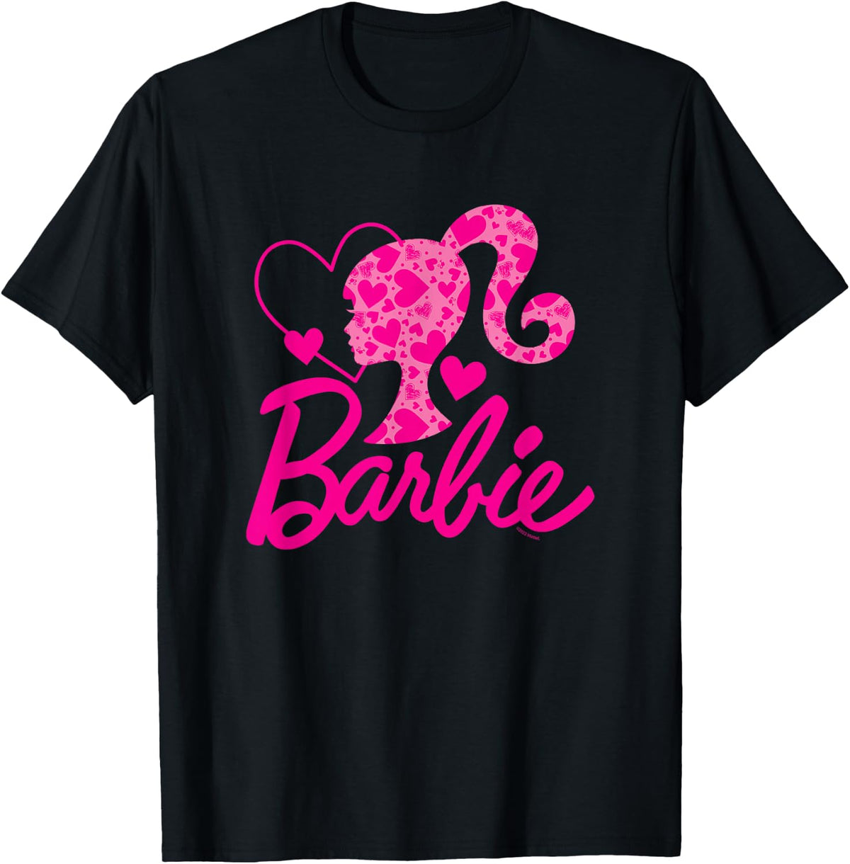 Barbie Black Heart Logo Crew Neck T-Shirt - Classic Fit product image 1