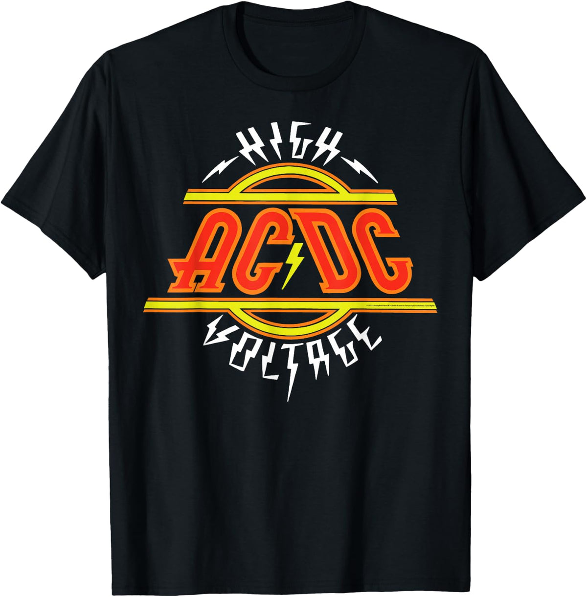 AC/DC - High Voltage Red Logo T-Shirt product image 1