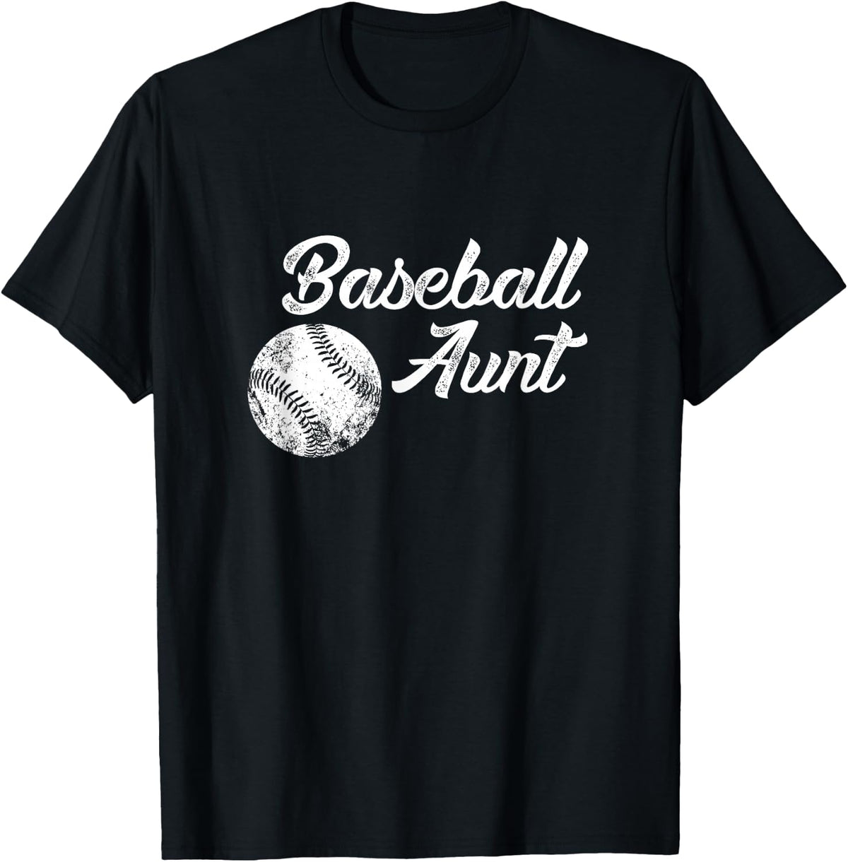 Baseball Aunt Shirt, Cute Funny Lingo Player Fan T-Shirt product image 1