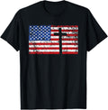 American Flag Cross Shirt, USA Christian Gift, Trust God product image 1