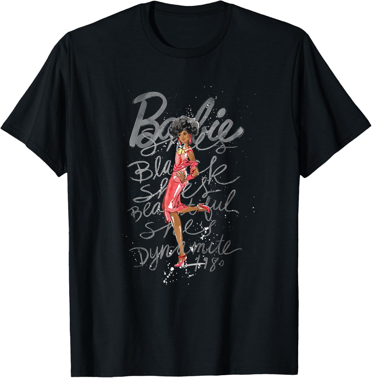 Barbie - She's Black Beautiful Dynamite T-Shirt product image 1